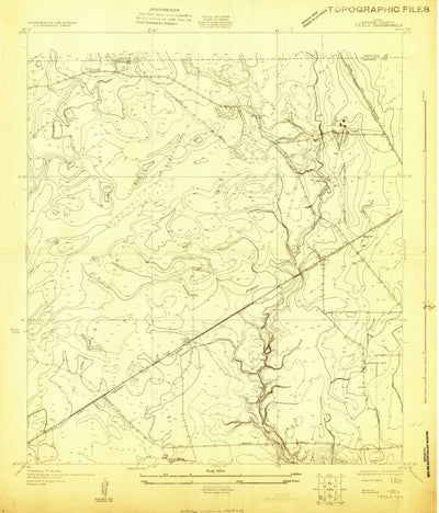 United States Geological Survey Texla, TX (1926, 24000-Scale) digital map