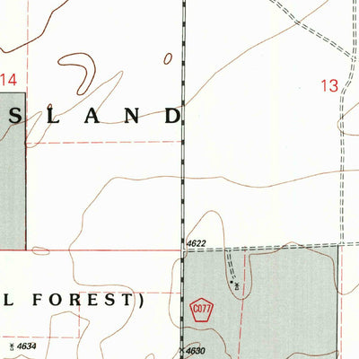 United States Geological Survey Texline South, TX-NM (1998, 24000-Scale) digital map