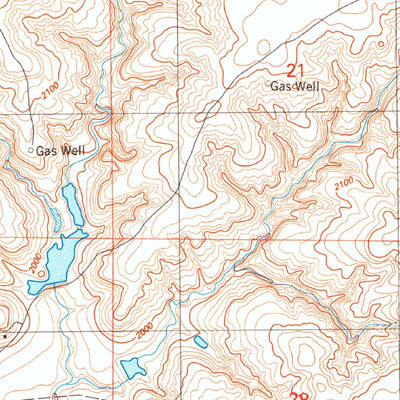 United States Geological Survey Texola, OK (1989, 24000-Scale) digital map