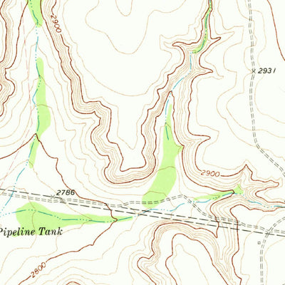 United States Geological Survey Texon, TX (1970, 24000-Scale) digital map