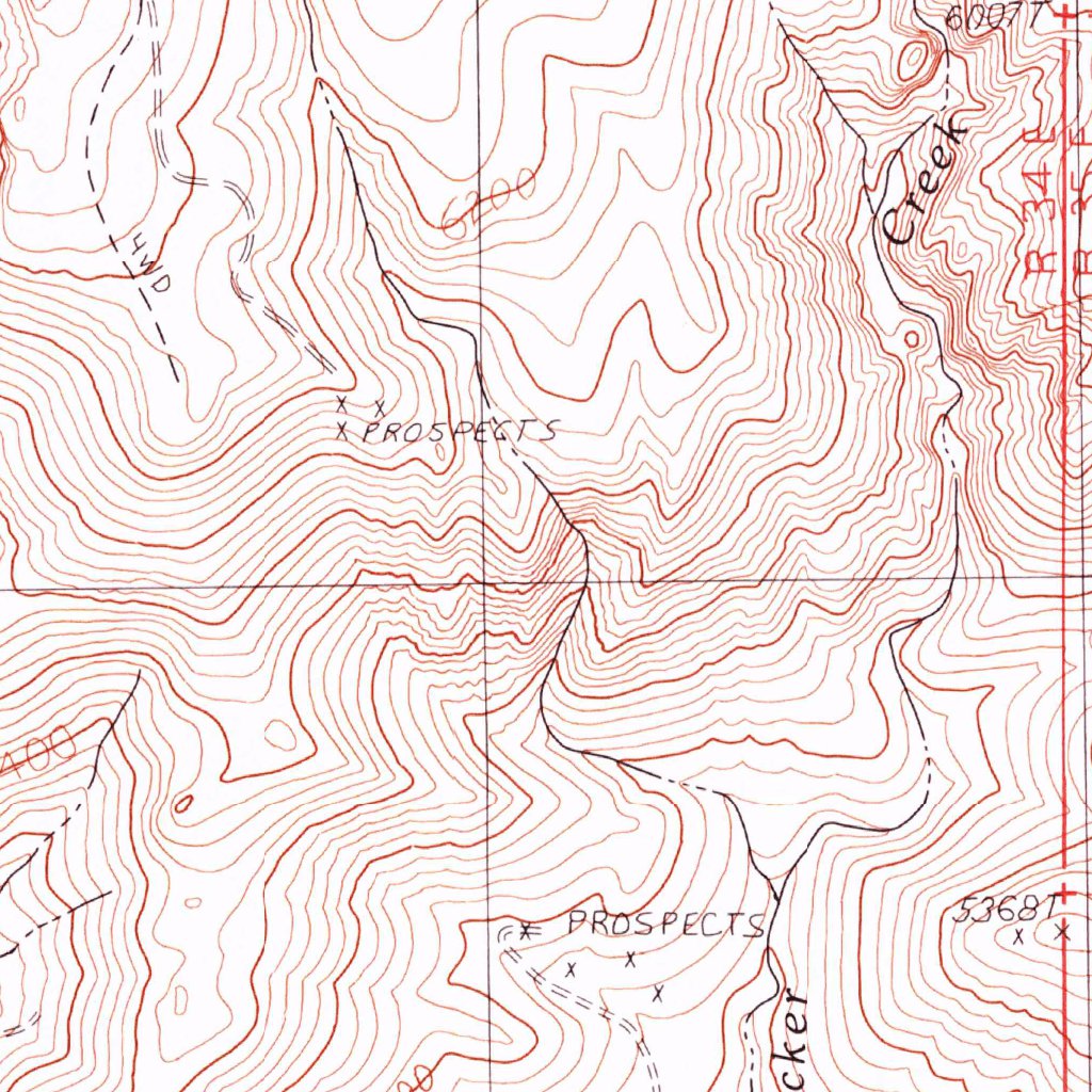 Thacker Pass, NV (1991, 24000-Scale) Map by United States Geological ...