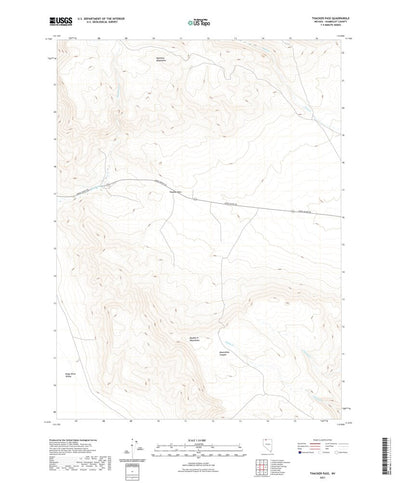 United States Geological Survey Thacker Pass, NV (2021, 24000-Scale) digital map