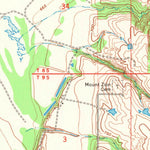 United States Geological Survey Thackerville, OK-TX (1968, 24000-Scale) digital map