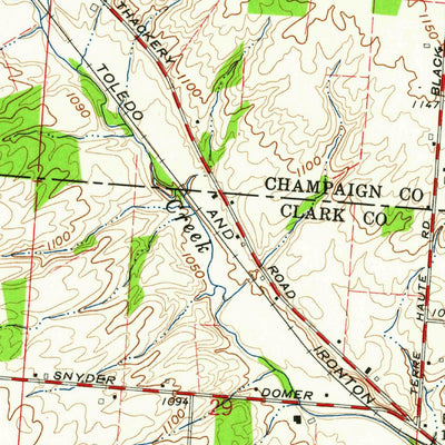 United States Geological Survey Thackery, OH (1961, 24000-Scale) digital map