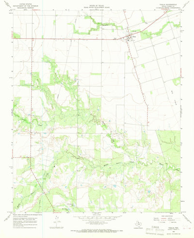 United States Geological Survey Thalia, TX (1966, 24000-Scale) digital map