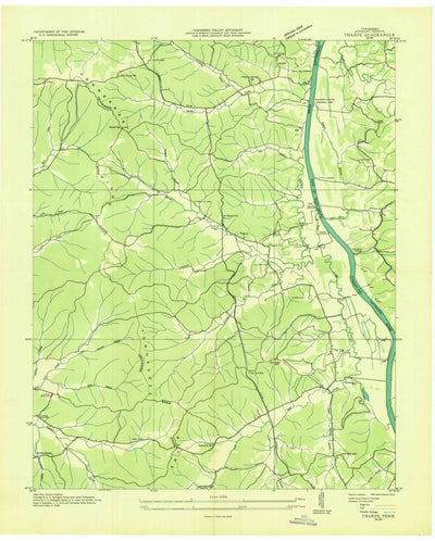 United States Geological Survey Tharpe, TN (1936, 24000-Scale) digital map