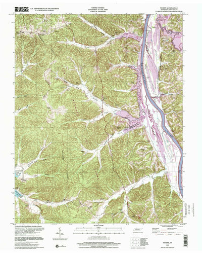 United States Geological Survey Tharpe, TN (1999, 24000-Scale) digital map