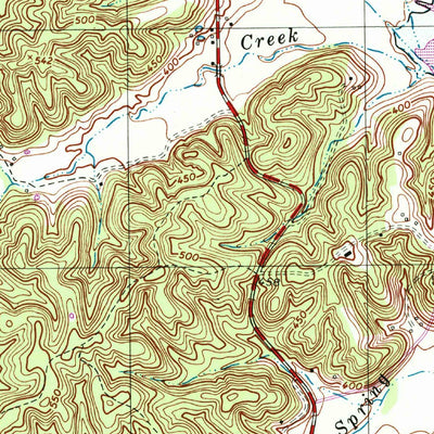 United States Geological Survey Tharpe, TN (1999, 24000-Scale) digital map