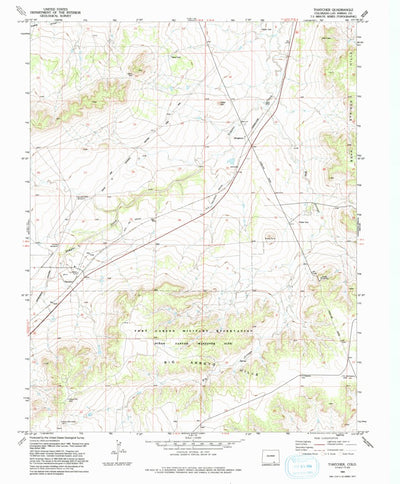 United States Geological Survey Thatcher, CO (1993, 24000-Scale) digital map