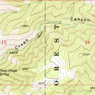 United States Geological Survey Thatcher, ID (1969, 24000-Scale) digital map
