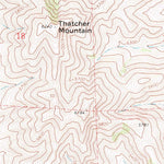United States Geological Survey Thatcher Mountain, UT (1972, 24000-Scale) digital map