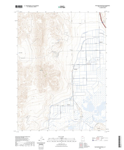 United States Geological Survey Thatcher Mountain, UT (2023, 24000-Scale) digital map