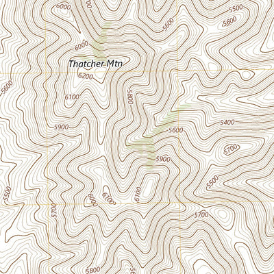 United States Geological Survey Thatcher Mountain, UT (2023, 24000-Scale) digital map