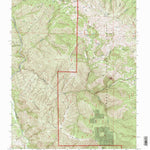 United States Geological Survey Thatcher Ridge, CA (1995, 24000-Scale) digital map