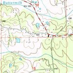 United States Geological Survey Thaxton, MS (2000, 24000-Scale) digital map