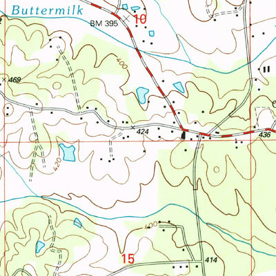 United States Geological Survey Thaxton, MS (2000, 24000-Scale) digital map