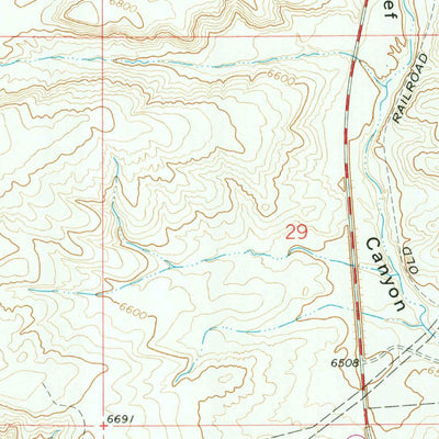 United States Geological Survey Thayer Junction, WY (1968, 24000-Scale) digital map