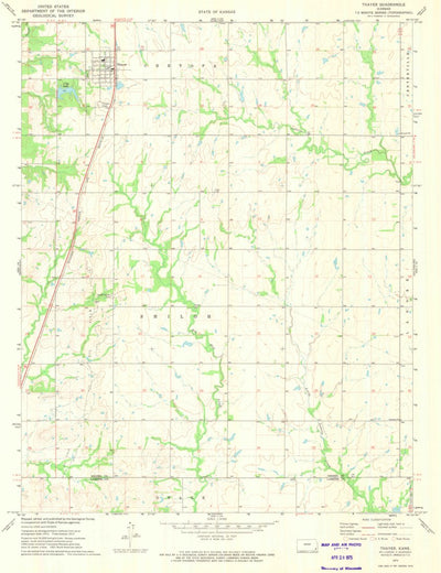 United States Geological Survey Thayer, KS (1973, 24000-Scale) digital map