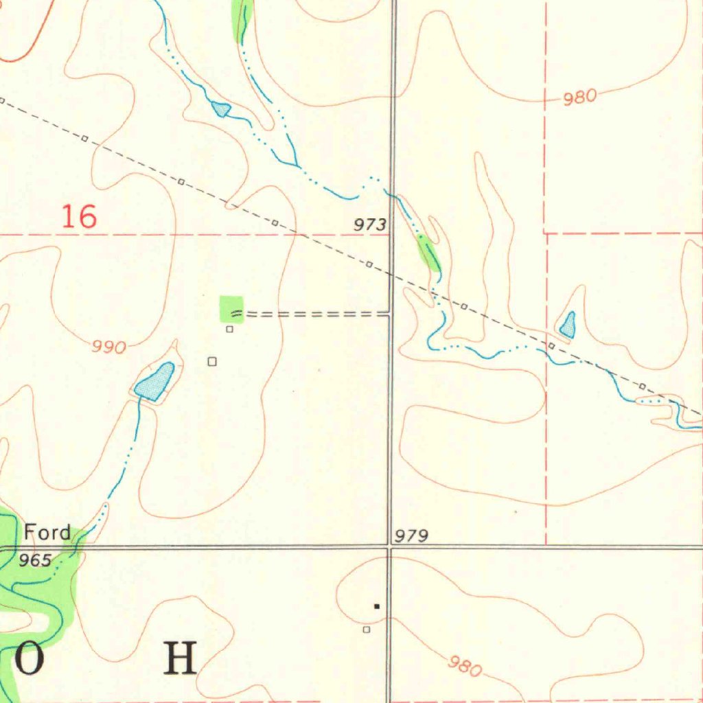 Thayer, KS (1973, 24000Scale) Map by United States Geological Survey
