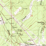 United States Geological Survey Thayer, MI (1982, 25000-Scale) digital map