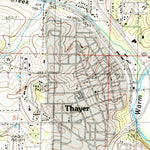 United States Geological Survey Thayer, MO (1986, 24000-Scale) digital map