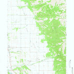 United States Geological Survey Thayne East, WY (1980, 24000-Scale) digital map