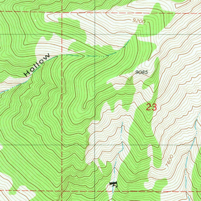 United States Geological Survey Thayne East, WY (1980, 24000-Scale) digital map
