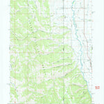 United States Geological Survey Thayne West, WY-ID (1980, 24000-Scale) digital map
