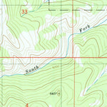United States Geological Survey Thayne West, WY-ID (1980, 24000-Scale) digital map