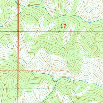 United States Geological Survey Thayne West, WY-ID (1980, 24000-Scale) digital map