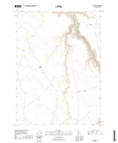 United States Geological Survey The Arch, ID (2020, 24000-Scale) digital map
