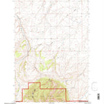 United States Geological Survey The Arch, MT (1995, 24000-Scale) digital map