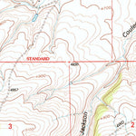 United States Geological Survey The Arch, MT (1995, 24000-Scale) digital map