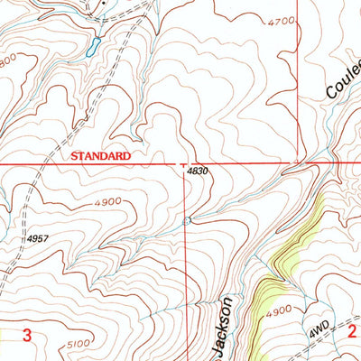 United States Geological Survey The Arch, MT (1995, 24000-Scale) digital map
