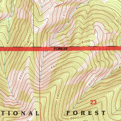 United States Geological Survey The Arch, MT (1995, 24000-Scale) digital map