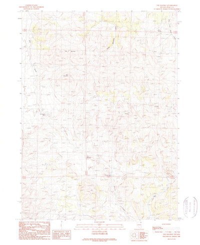 United States Geological Survey The Baldies, NV (1989, 24000-Scale) digital map