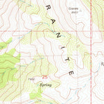 United States Geological Survey The Banjo, NV (1980, 24000-Scale) digital map