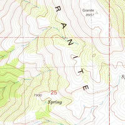 United States Geological Survey The Banjo, NV (1980, 24000-Scale) digital map