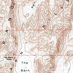 United States Geological Survey The Barn, UT (1960, 62500-Scale) digital map