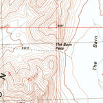 United States Geological Survey The Barn, UT (1991, 24000-Scale) digital map