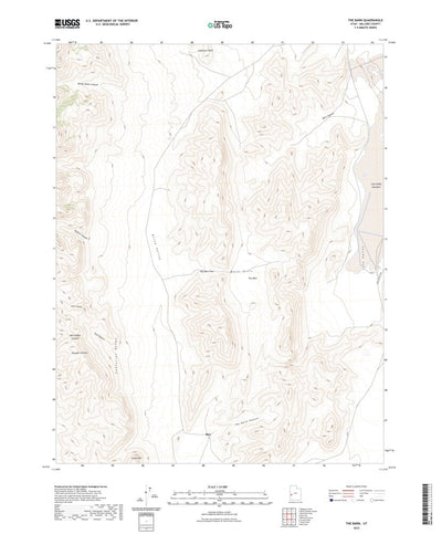 United States Geological Survey The Barn, UT (2023, 24000-Scale) digital map