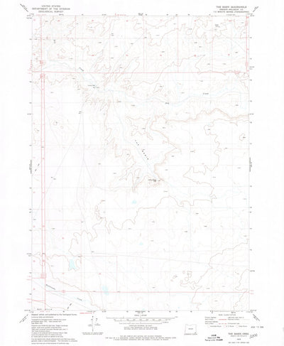 United States Geological Survey The Basin, OR (1979, 24000-Scale) digital map