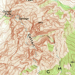 United States Geological Survey The Basin, TX (1971, 24000-Scale) digital map