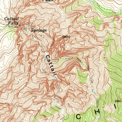 United States Geological Survey The Basin, TX (1971, 24000-Scale) digital map