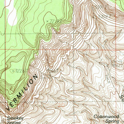 United States Geological Survey The Big Knoll, AZ (1985, 24000-Scale) digital map