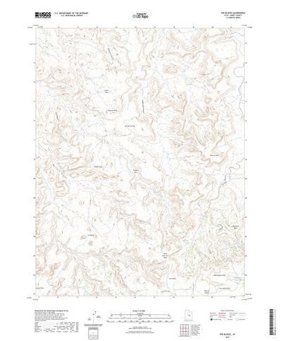 United States Geological Survey The Blocks, UT (2023, 24000-Scale) digital map