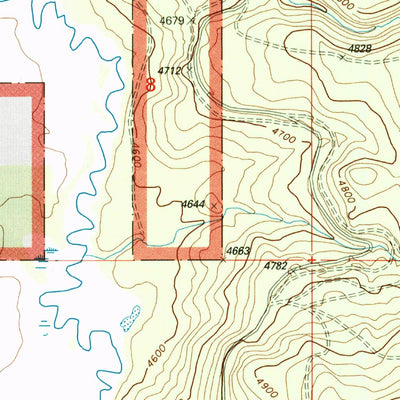 United States Geological Survey The Bull Pasture, OR (1998, 24000-Scale) digital map