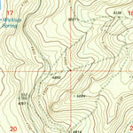 United States Geological Survey The Bull Pasture, OR (1998, 24000-Scale) digital map