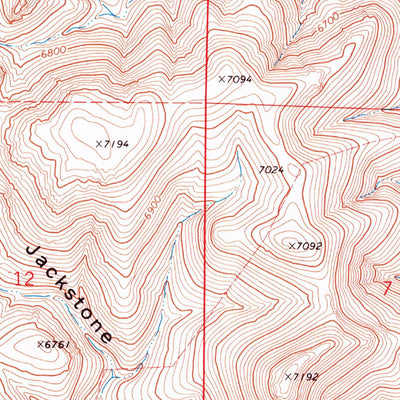 United States Geological Survey The Buttes, NV (1971, 24000-Scale) digital map