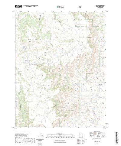 United States Geological Survey The Cap, UT (2023, 24000-Scale) digital map